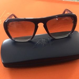 Zipcode Purple Aviator Sunglasses